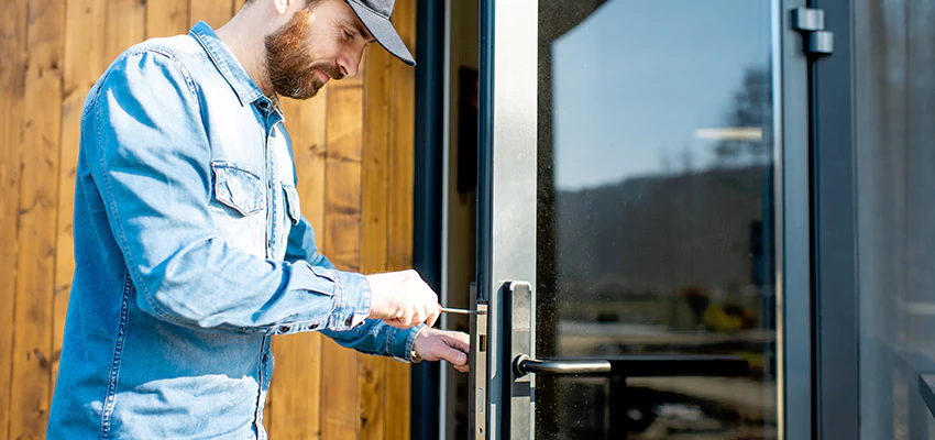 Frameless Glass Storefront Door Locks Replacement in La Habra, CA